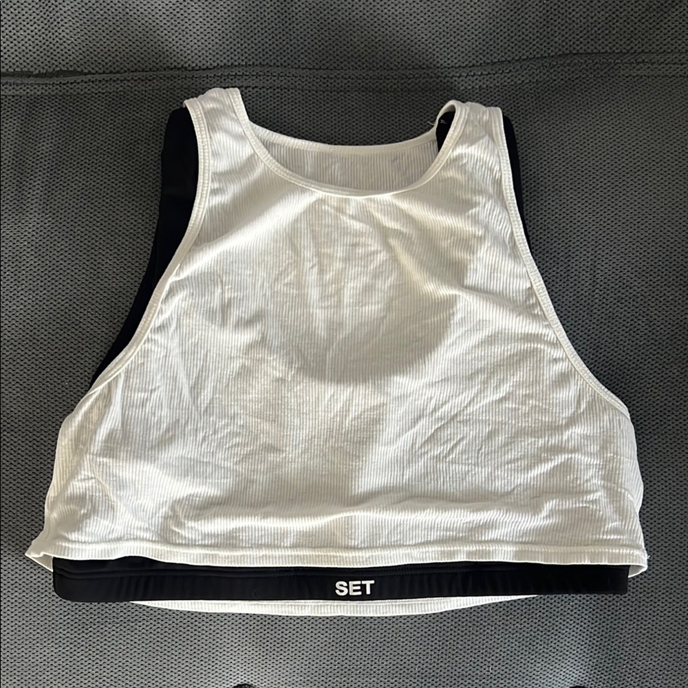 SET Active Layered Workout Top